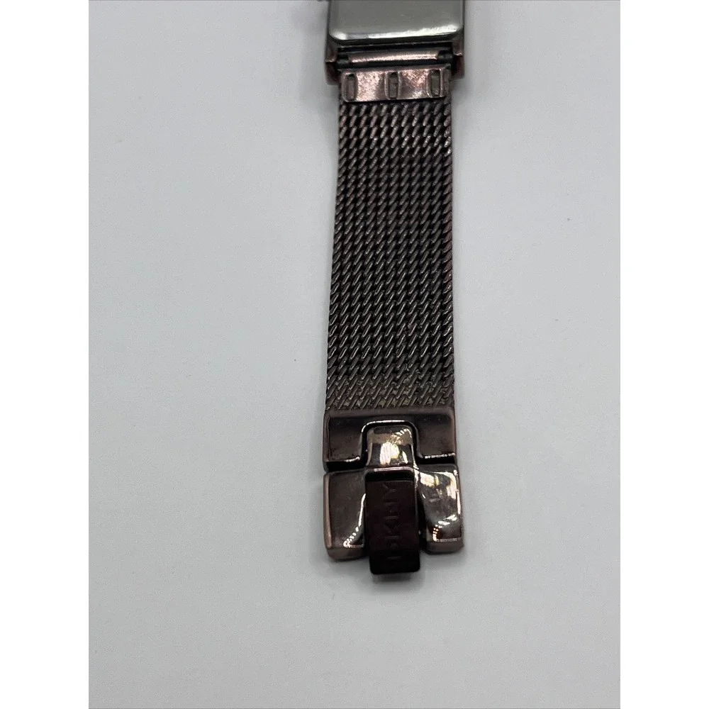 DKNY Women's Quartz Watch Mesh Metal Band‎ Brown NY-3808 New Battery